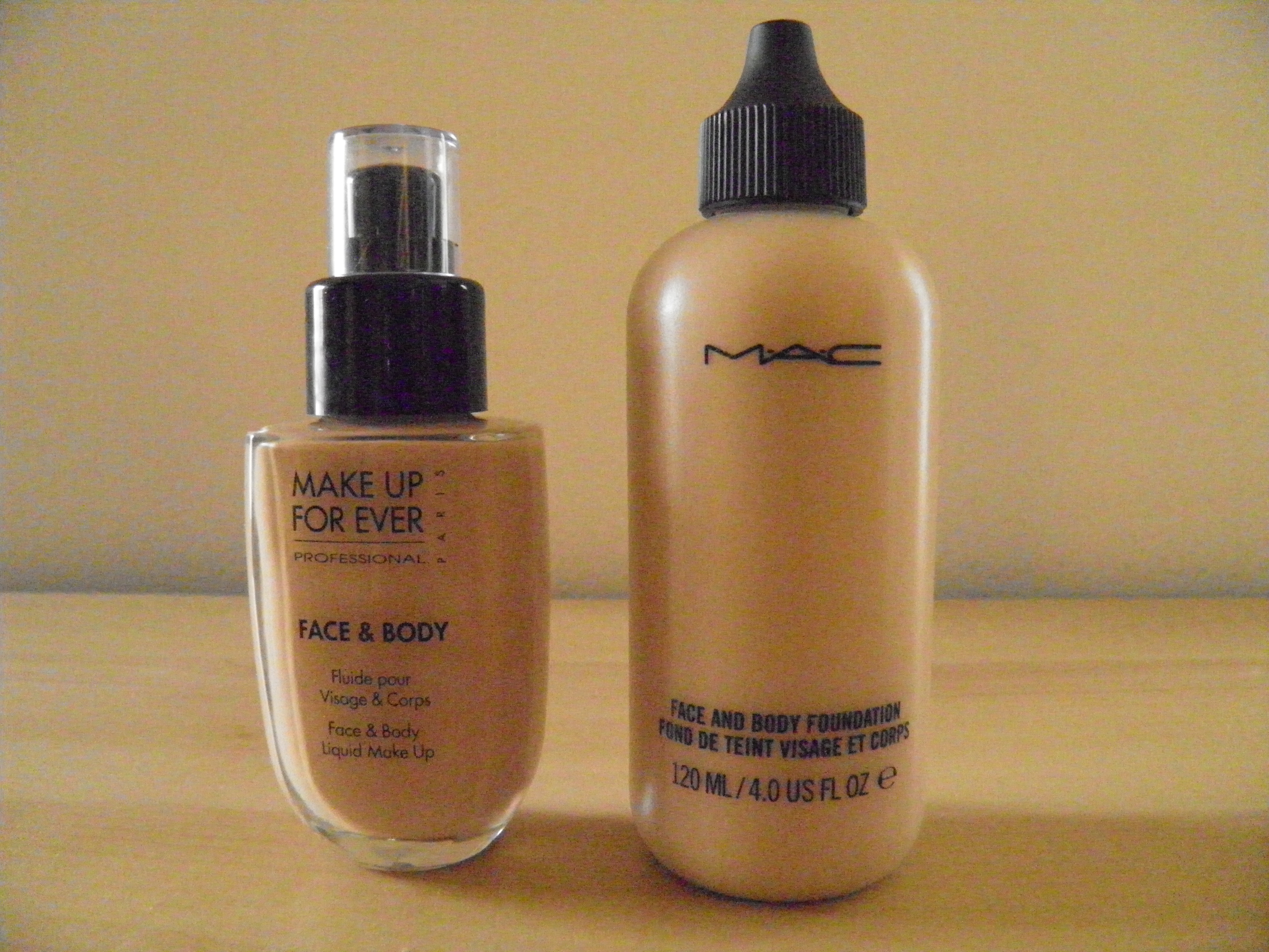 Mac vs. Make Up Forever-A Tale of Two Face and Body Foundations 
